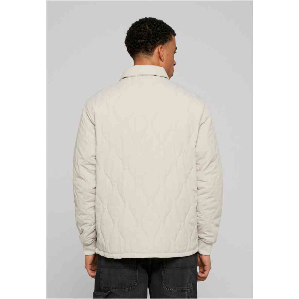 Urban Classics - Quilted Overshirt Jacket - Grey
